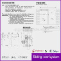 Polea de acero inoxidable para puerta A606S